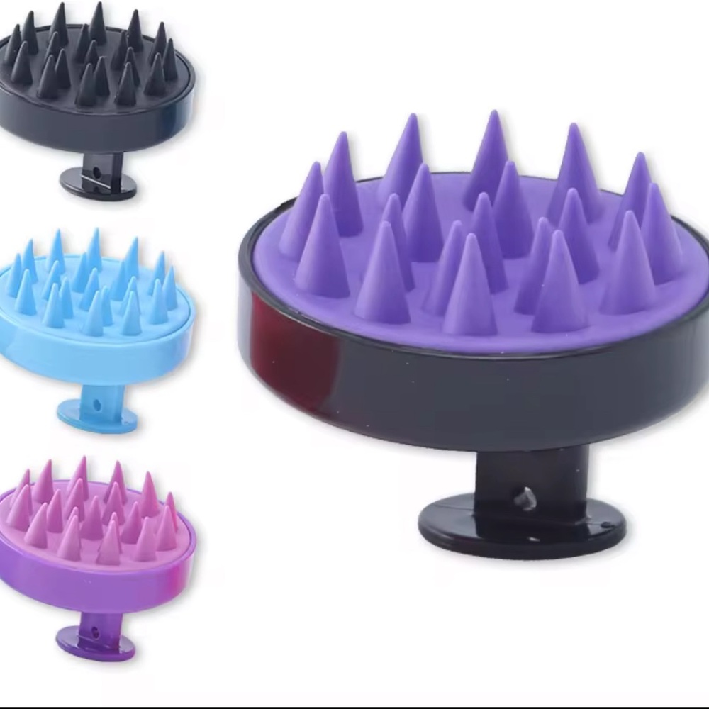 Purple Scalp Massager Brush